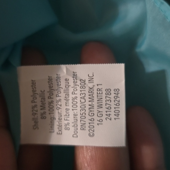 Dress Up By Gymboree Teal Dress with Silver Accents  Size 3T NWOT - Picture 12 of 12